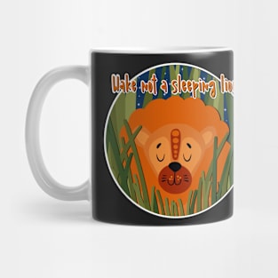 Wake not a sleeping lion 2 Mug